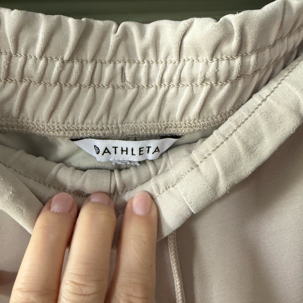 Athleta Light Tan Joggers